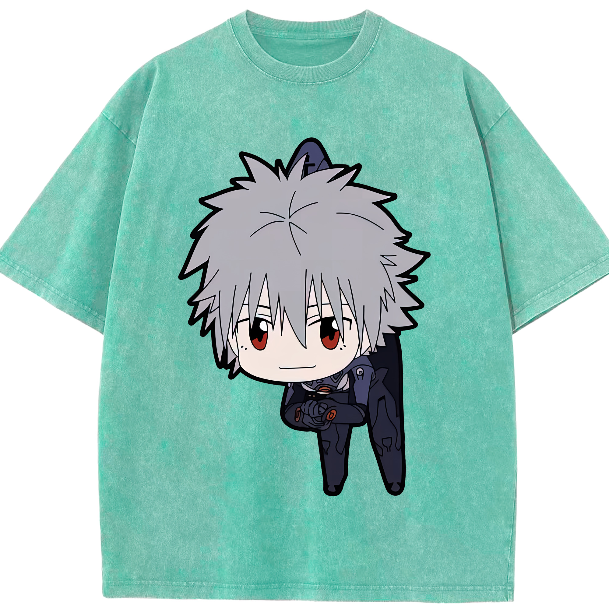 （画像用） EVA 新世紀エヴァンゲリオン 綿100% ヴィンテージ風 半袖Tシャツ（フロントプリント）